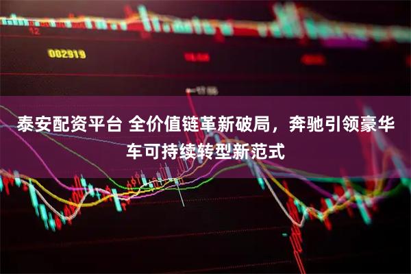 泰安配资平台 全价值链革新破局，奔驰引领豪华车可持续转型新范式